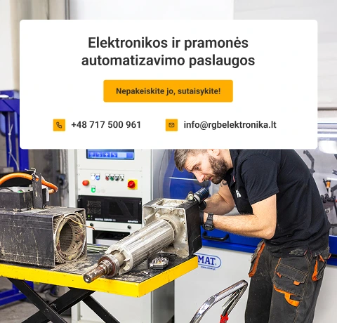 pramoninės automatikos remontas ir pardavimas