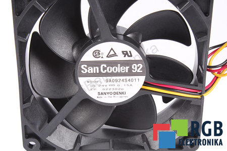 9A0924S4011 SANYO DENKI 92X92X25MM, 24V VENTILIATORIUS