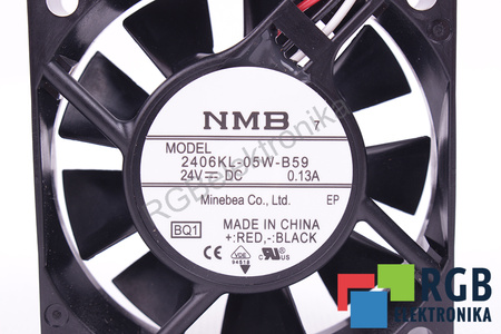 A90L-0001-0506#105 FANUC 2406KL-05W-B59 60X60X15MM, 24V, 0.13A VENTILIATORIUS