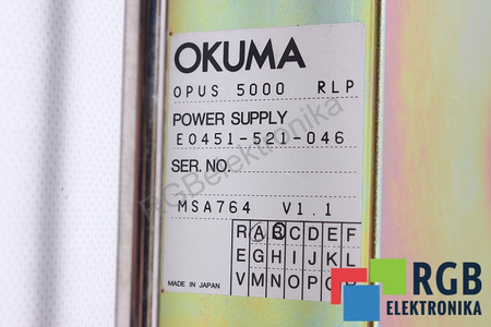 E0451-521-046 OKUMA OPUS5000 RLP MSA764