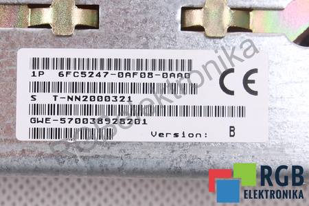 6FC5247-0AF08-0AA0 SIEMENS VERSION B