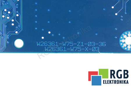 W26361-W75-Z4-03-36 SIEMENS W26361-W75-X-03 PLOKŠTĖ
