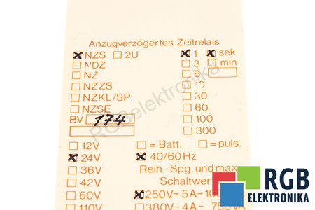 NZS SCHARCO ELEKTRONIK BV174 LAIKO RELĖ