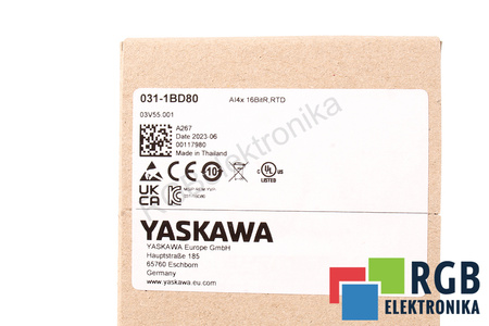 031-1BD80 VIPA SM 031 SLIO ANALOG INPUT MODULE