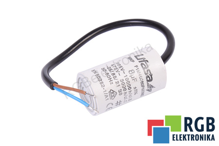 KONDENSATORIUS 8UF 425/475V LIFASA MKPF1M40080PMINIO 8UF, 475V KONDENSATORIUS