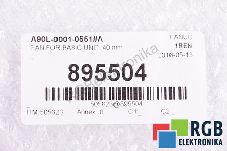 A90L-0001-0551#A FANUC 1608VL-05W-B49 VENTILIATORIUS