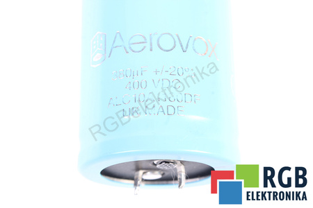 KONDENSATORIUS ALC10A1180DF AEROVOX 380UF, 400V