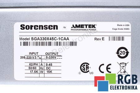 SGA330X45C-1CAA AMETEK
