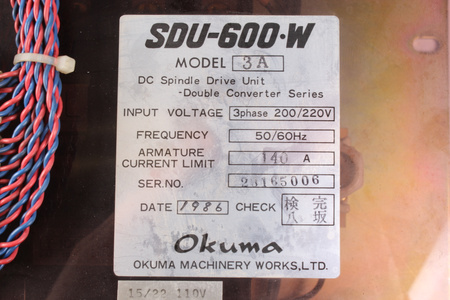 SDU-600W OKUMA