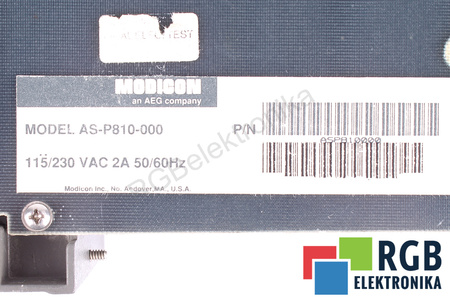 AS-P810-000 AEG MODICON MAITINIMO ŠALTINIS