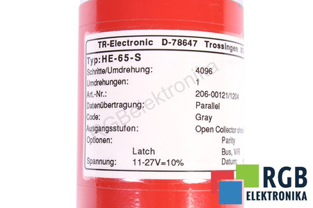 HE65S TR ELECTRONIC 206-00121/1204 CODER