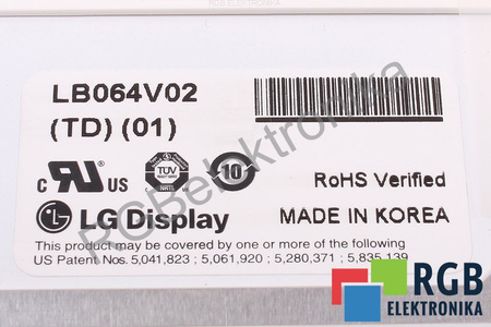 LB064V02(TD)(01) LG 6091L-0398C 3110T-0159A LCD MATRICA