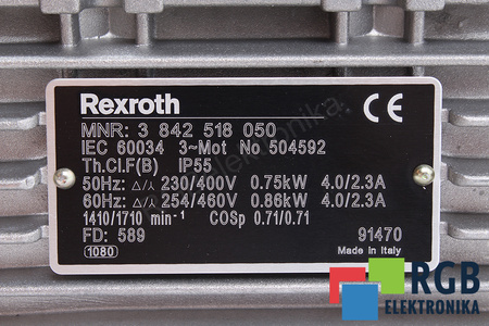 3842518050 BOSCH 3842519004 0.75/0. ASINCHRONINIS VARIKLIS SU PAVARŲ DĖŽE