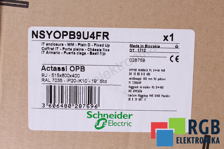 NSYOPB9U4FR SCHNEIDER ELECTRIC IP20 DĖŽĖ