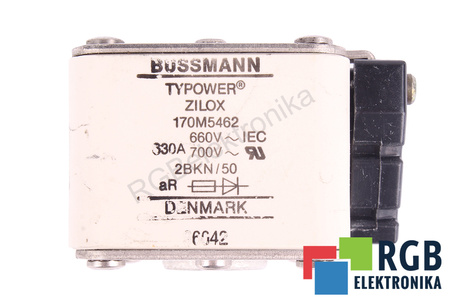 SAUGIKLIS 170M5462 BUSSMANN ZILOX TYPOWEX 630A, 700V SAUGIKLIS