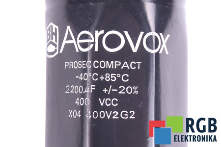 KONDENSATORIUS 2200UF 400V AEROVOX PROSEC COMPACT KONDENSATORIUS