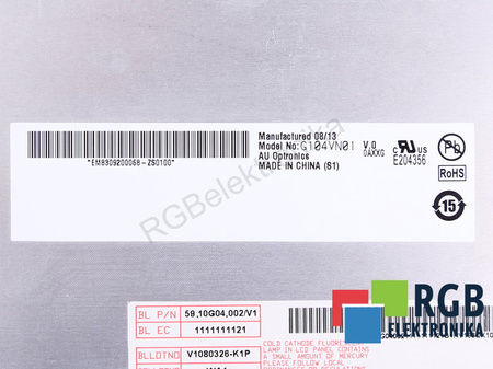 G104VN01 AUO V.0 LCD MATRICA
