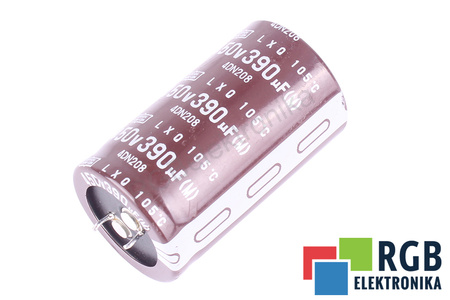 KONDENSATORIUS 4DN208 NIPPON 390UF 450V KONDENSATORIUS