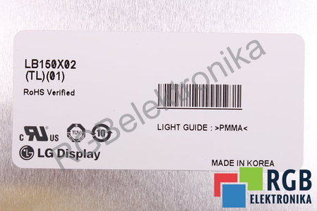 LB150X02 LG 15" LCD MATRICA