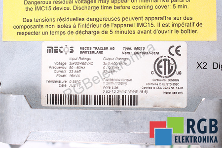 IMC15 MECOS TRAXLER BG10837-01NI