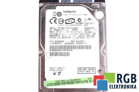 HTS541680J9SA00 HITACHI TRAVELSTAR 80GB, SATA, 2.5", HDD