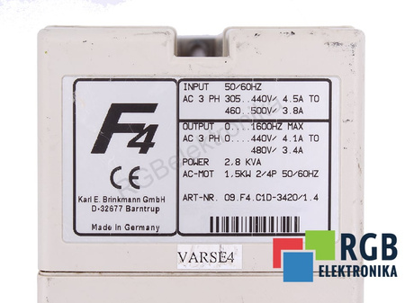 09.F4.C1D-3420/1.4 KEB COMBIVERT