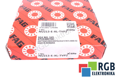 NU213-E-XL-TVP2 FAG 4900RPM, 7100RPM, 65X120X23 128KN, 120KN RITININIS GUOLIS