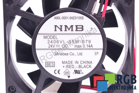 A90L-0001-0423#105S FANUC 2406VL-S5W-B79 60X60X15MM, 24V VENTILIATORIUS