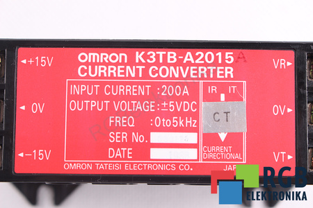 K3TB-A2015A OMRON 200A 5VDC SROVĖS TRANSFORMATORIUS