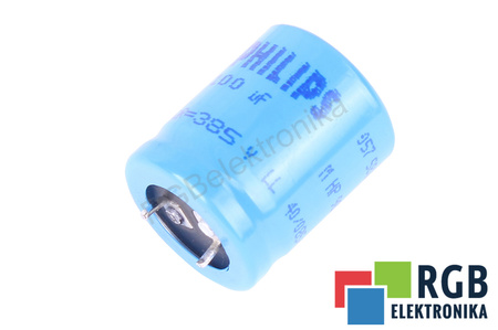 KONDENSATORIUS MHP9823 PHILIPS 100UF, 385V KONDENSATORIUS