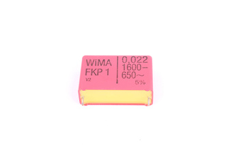 KONDENSATORIUS 0.022UF 1600VDC WIMA FKP1 650VAC