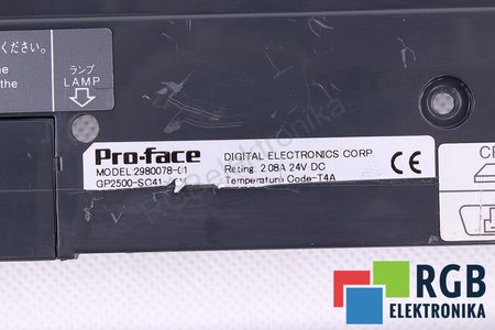 GP2500-SC41-24V PRO-FACE 2980078-01 DĖŽUTĖS GALAS