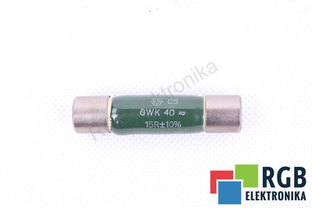 ATSPARUMAS GWK40 VISHAY 15R 15OHM ATSPARUMAS