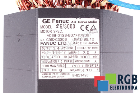 A06B-0128-B677#7208 FANUC STATORIAUS