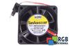 9WF0624H4D03 SANYO DENKI 60X60X25MM, 24V VENTILIATORIUS