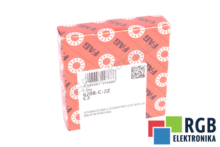 6208-C-2Z-C3 FAG 40X80X18 GUOLIS