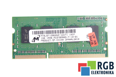 PC3-8500S-7-10-B1 MICRON 1GB 1RX8 DDR3