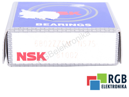 6802ZZCM NSK 26000RPM, 15X24X5, 2.08KN GUOLIS
