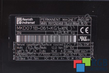 MKD071B-061-KG1-KN INDRAMAT