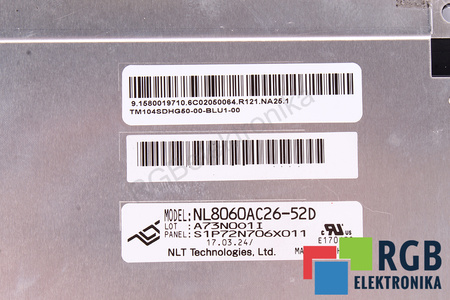 NL8060AC26-52D NLT TECHNOLOGIES LCD MATRICA
