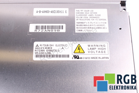 AA121XH03 MITSUBISHI ELECTRIC TFT COLOR LCD LCD MATRICA