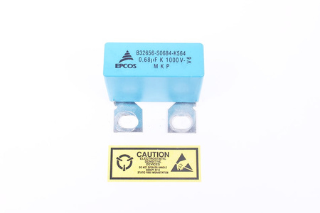 KONDENSATORIUS B32656-S0684-K564 EPCOS 0.68UF, 1000VDC KONDENSATORIUS