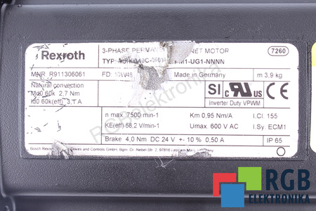 MSK040C-0600-NN-M1-UG1-NNNN BOSCH REXROTH R911306061