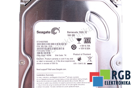 ST3160318AS SEAGATE 9SL13A-515 BARRACUDA 7200.12 160GB