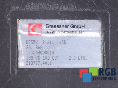 KS35H GRAESSNER 1235AH000014 I=9.6 PAVARA
