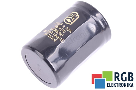 KONDENSATORIUS ALS20A1246 BHC COMPONENTS LTD 470UF, 385V
