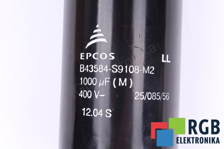 KONDENSATORIUS B43584-S9108-M2 EPCOS 1000UF, 400V