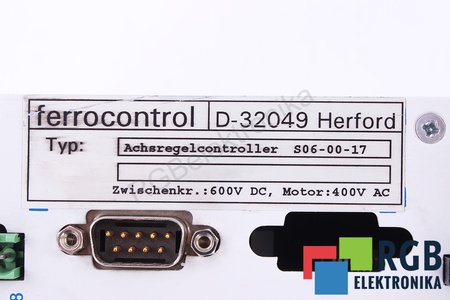 S06-00-17 FERROCONTROL ACHSREGELCONTROLLER