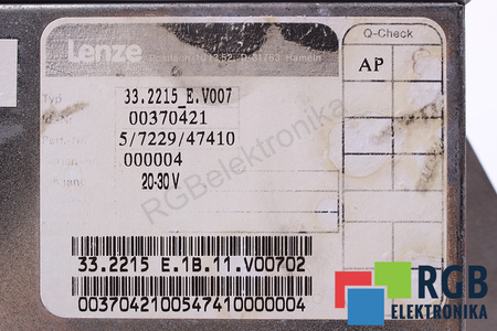 33.4903E LENZE ID.-NR. 00382650