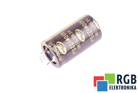 KONDENSATORIUS 220UF 400V SAMWHA